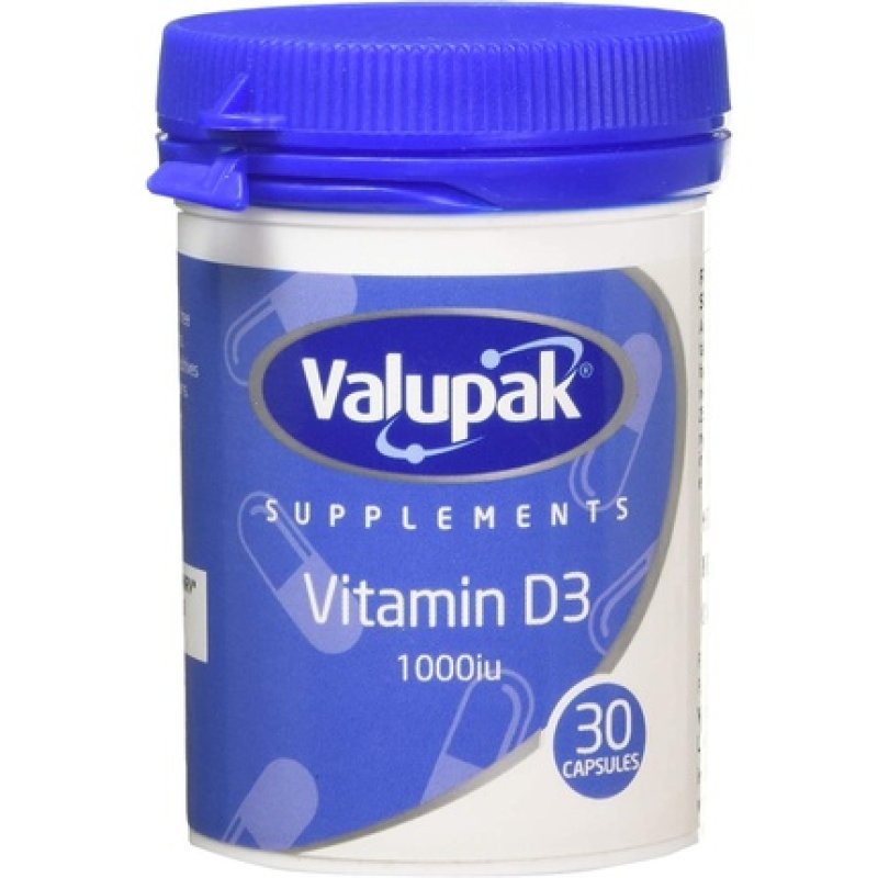 Valupak Vitamin D3 1000iu 100g