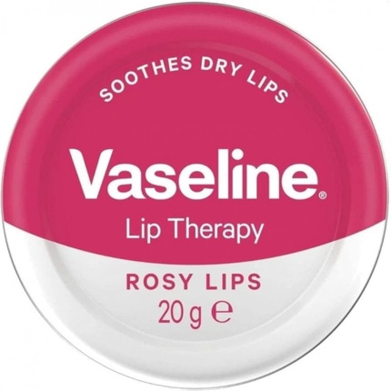 Vaseline Lip Therapy Rosy Lips With Rose And Almond Oil 20g