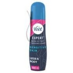 Veet Expert Sprayon Hair Removal Cream For Sensitive Skin Legs & Body