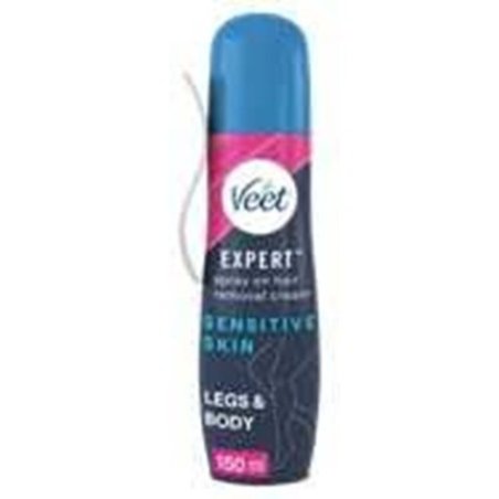 Veet Expert Sprayon Hair Removal Cream For Sensitive Skin Legs & Body