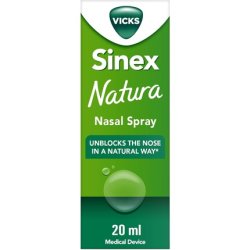 Vicks Natura Decongestant Nasal Spray Hypertonic With Menthol And Eucalyptus