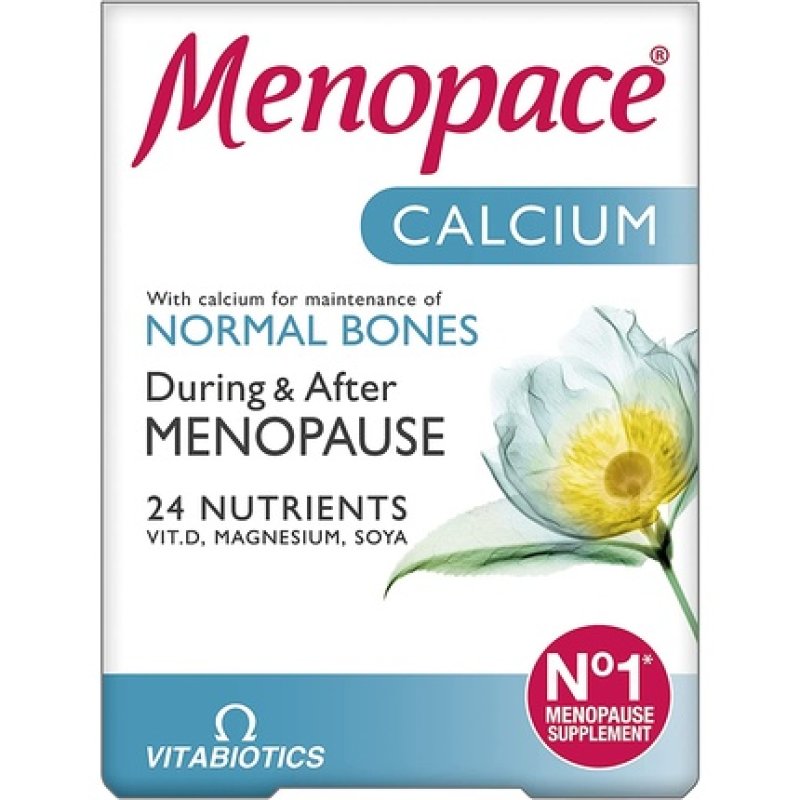 Vitabiotics Menopace Calcium 60 Tablets