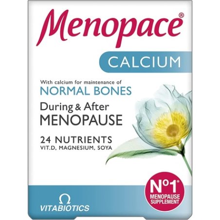 Vitabiotics Menopace Calcium 60 Tablets