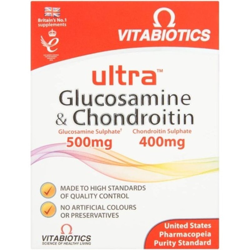 Vitabiotics Ultra Glucosamine and Chondroitin 60 Tablets