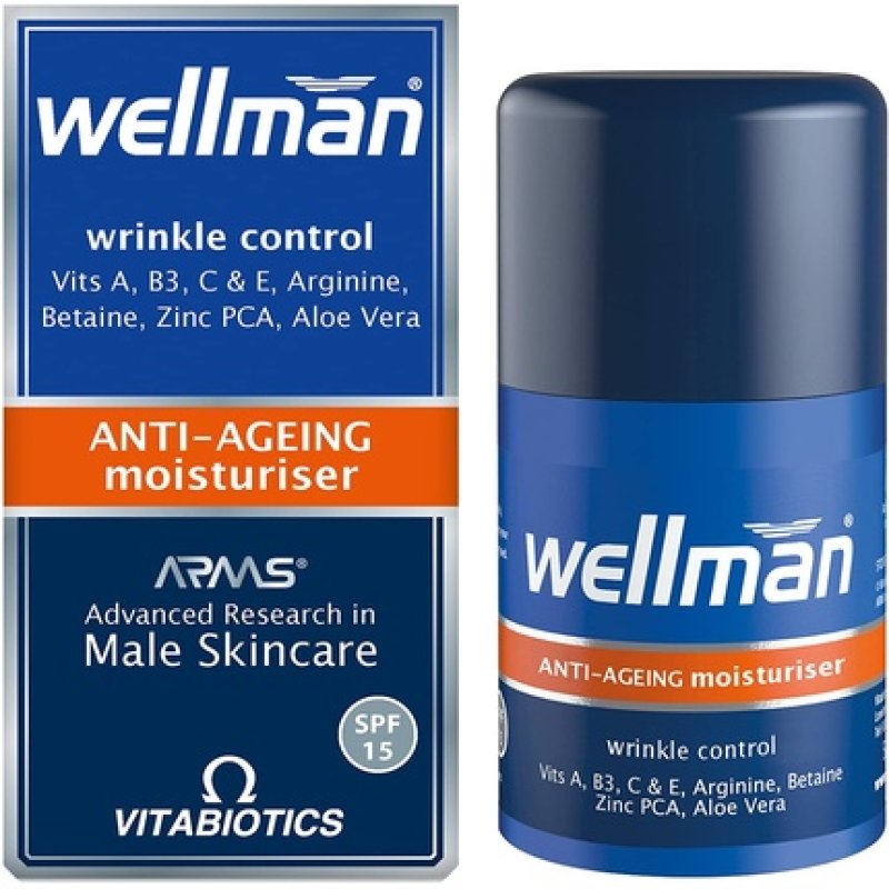 Vitabiotics Wellman Skin Anti-Ageing Moisturiser 50ml