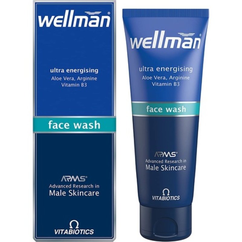 Vitabiotics Wellman Skin Technology Face Wash 125ml