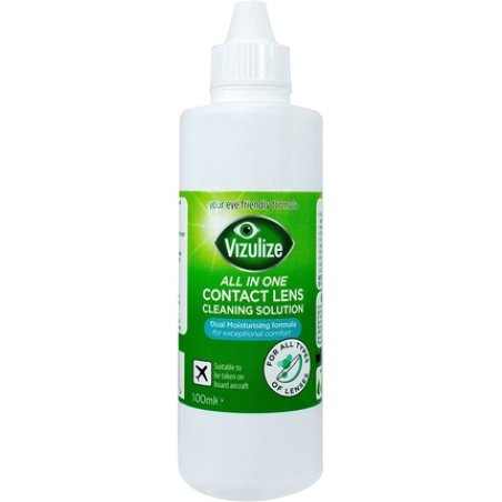 Vizulize All-in-One Contact Lens Solution Travel Size 100ml