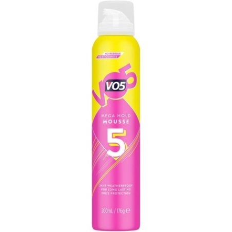 Vo5 Mega Hold Styling Mousse 200ml