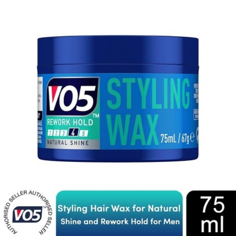Vo5 Styling Hair Wax For Natural Shine And Rework Hold For Men 75ml