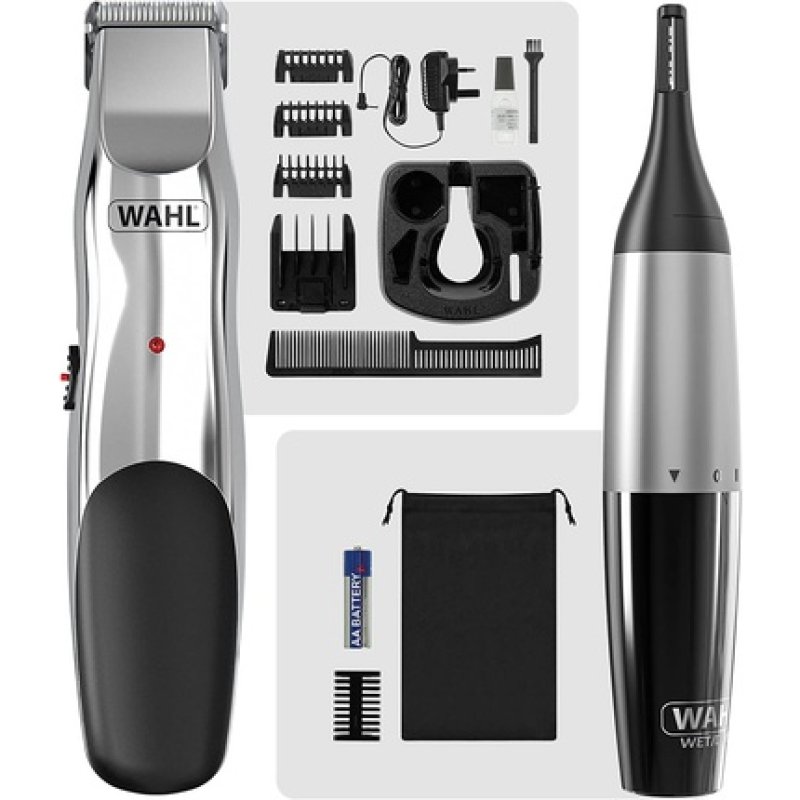 Groomsman Rechargeable Trimmer Kit with Precision Detail Trimmer Kit