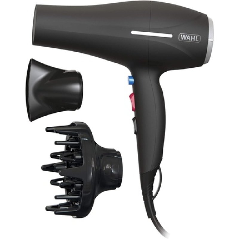 Wahl Ionic Smooth Hairdryer for Women with Cool Shot Button 3 Heat and 2 Speed Settings Quick Dry Airflow Fast Drying