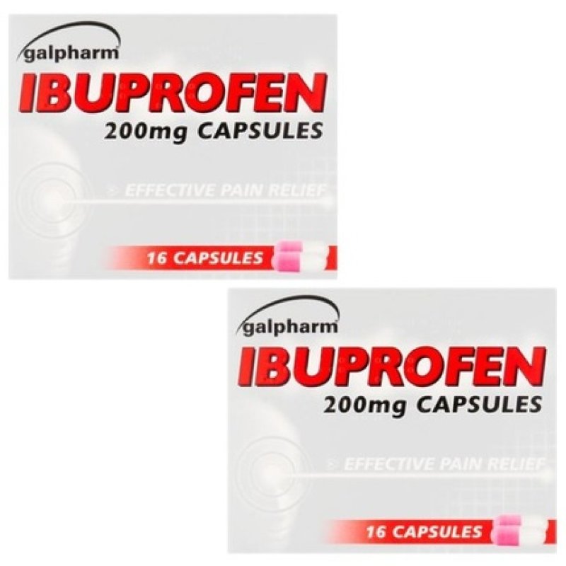 32 Ibuprofen 200mg Capsules For Headache Migraine Back Pain Relief Max Order 1
