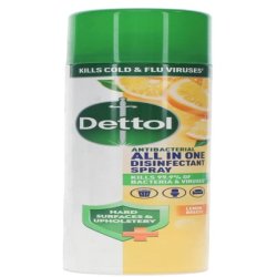 Dettol Disinfectant Spray Lemon 300ml Effective Disinfectant For Household Use