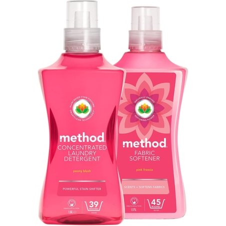 Method Concentrated Laundry Detergent Peony Blush, 39 Washes Fabric Softener