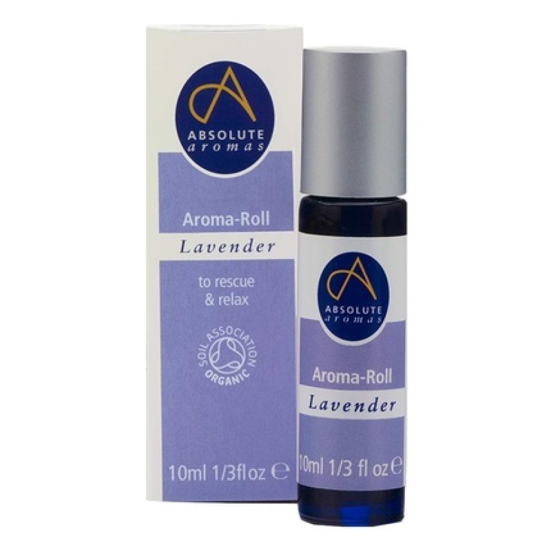 Absolute Aromas Lavender Aroma Roll-On Roller Ball with 100% Pure Natural Organic Lavender Essential Oil