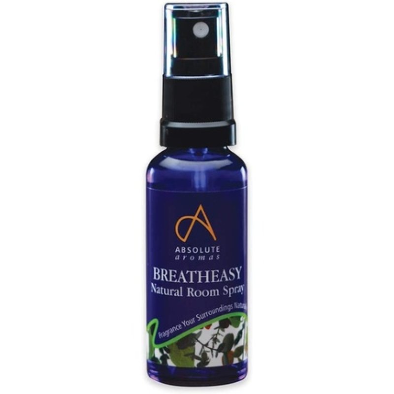 Absolutes Aroma Natural Breatheasy Breathable Room Spray 30ml - Blend of 100% Pure Natural Essential Oils Including Tea