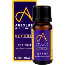 Absolute Aromas Bio Tea Tree Oil 10ml - Pure, Natural, Undiluted, Cruelty-Free and Vegan