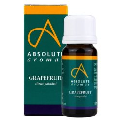 Absolute Aromas Grapefruit Essential Oil 10ml - Pure, Natural, Undiluted, Cruelty-Free and Vegan