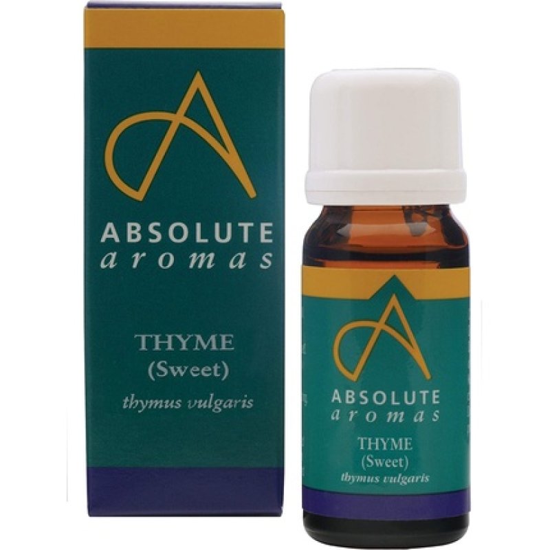 Absolute Aromas Sweet Thyme Essential Oil (Ct Linalool) 10ml - 100% Pure, Natural, Undiluted, Vegan and Cruelty-Free -