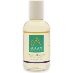 Absolute Aromas Sweet Almond Oil 150ml - Pure, Natural, Cruelty-Free, Vegan, Non-GMO - Moisturizer for Hair, Skin,