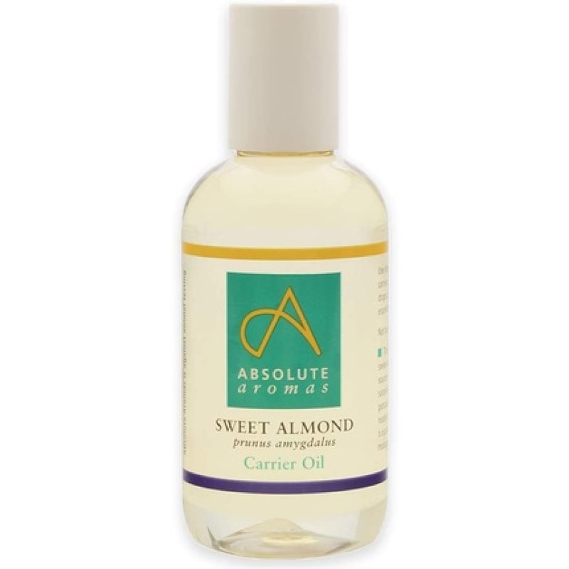 Absolute Aromas Sweet Almond Oil 150ml - Pure, Natural, Cruelty-Free, Vegan, Non-GMO - Moisturizer for Hair, Skin,