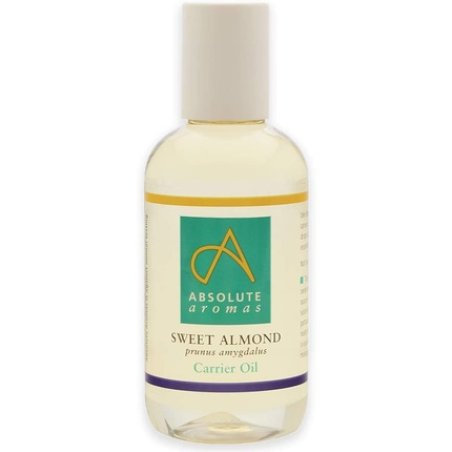 Absolute Aromas Sweet Almond Oil 150ml - Pure, Natural, Cruelty-Free, Vegan, Non-GMO - Moisturizer for Hair, Skin,