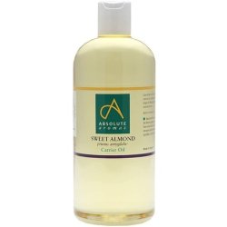 Absolute Aromas Sweet Almond Oil 500ml - Pure, Natural, Cruelty-Free, Vegan, Non-GMO - Moisturizer for Hair, Skin,