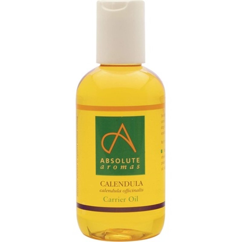 Absolute Aroma Calendula Oil 50ml Natural Moisturizer and Massage Oil for Skin, Hair and Nails