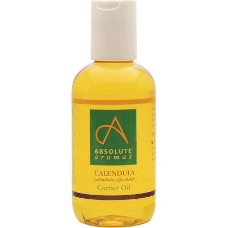 Absolute Aroma Calendula Oil 50ml Natural Moisturizer and Massage Oil for Skin, Hair and Nails