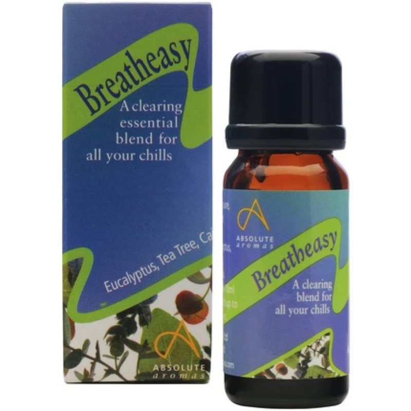 Absolute Aromas Breatheasy Essential Oil Blend 10ml for Aromatherapy and Diffusers