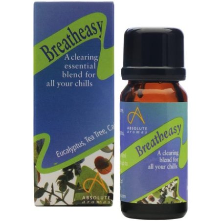 Absolute Aromas Breatheasy Essential Oil Blend 10ml for Aromatherapy and Diffusers