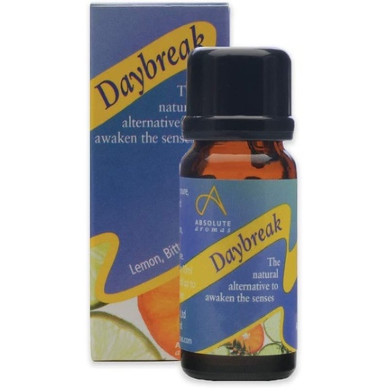 Absolute Aromas Daybreak Essential Oil Blend 10ml With 100% Pure Lemon, Orange