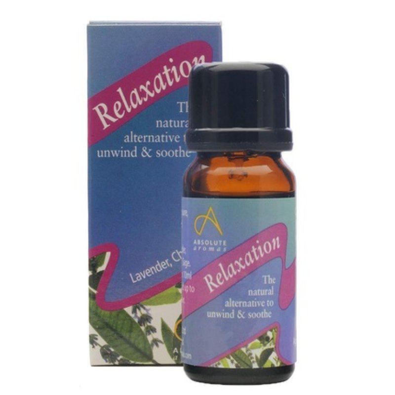 Absolute Aromas Relaxation Essential Oil Blend with 100% Pure Lavender, Bergamot, Petitgrain, and Chamomile 10ml
