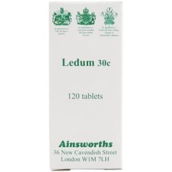 Ainsworths Ledum Homoeopathic Remedy 30C 120 Tablets