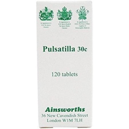 Ainsworths Pulsatilla Homoeopathic Remedy 30C 120 Tablets