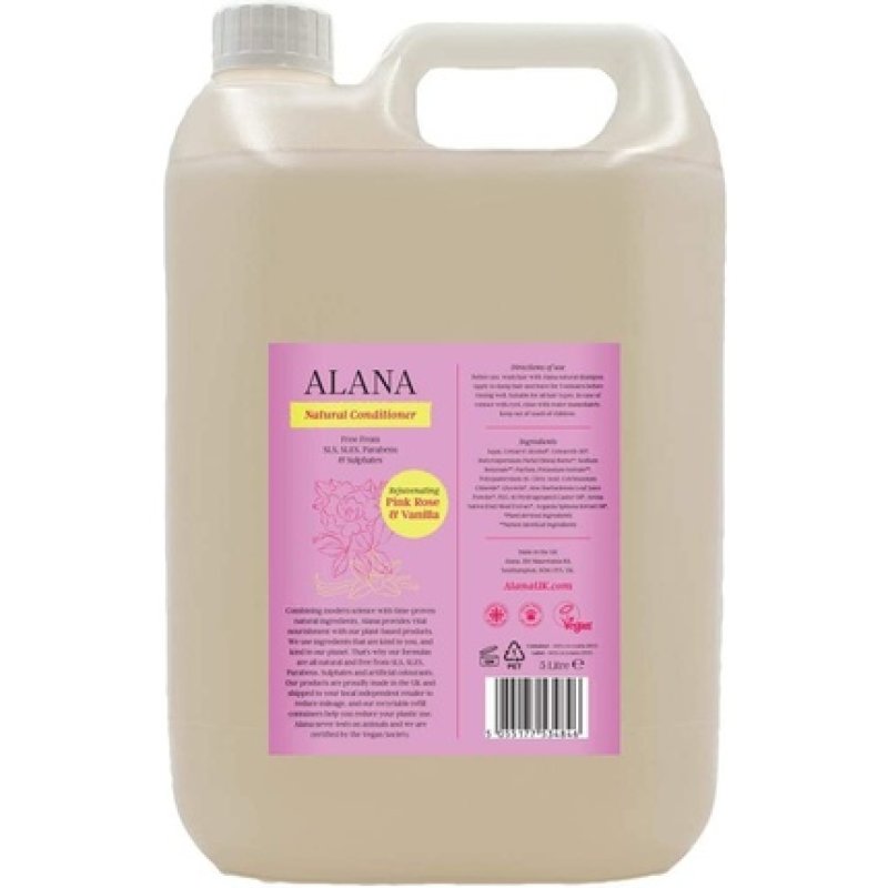 Alana Pink Rose & Vanilla Natural Conditioner 5L