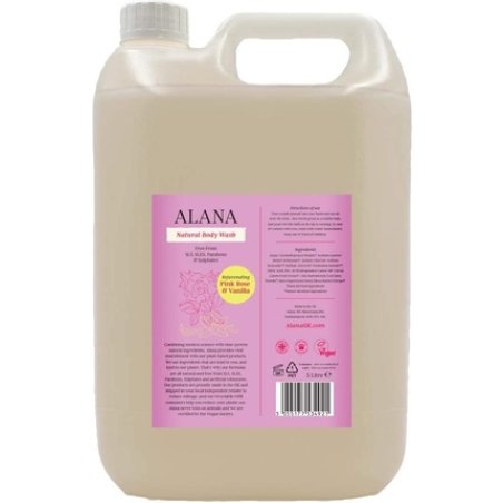 Alana Pink Rose & Vanilla Natural Body Wash 5L
