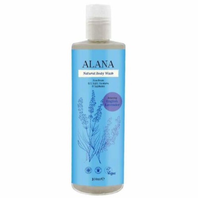 Alana English Lavender Natural Body Wash Travel Size 100ml