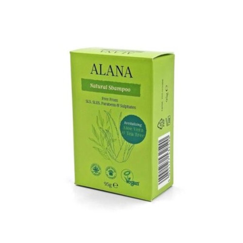Alana Aloe Vera & Tea Tree Natural Shampoo Bar 95g