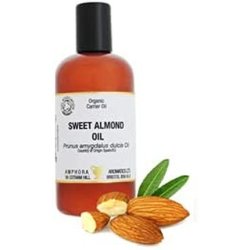 Cold Pressed Organic Sweet Almond Oil 100ml - 100% Pure Vegan Certified Bio Sweet Almond Oil