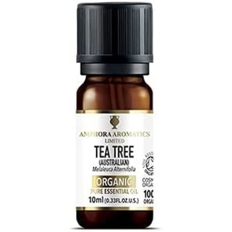 Amphora Aromatics COSMOS Organic Tea Tree Essential Oil 10ml