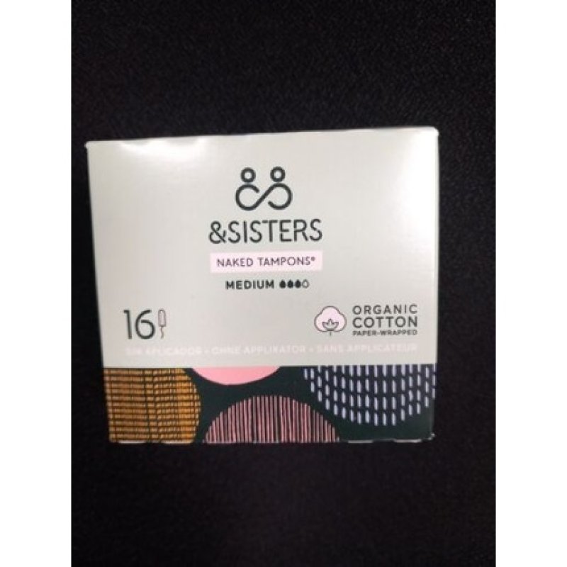 Organic Cotton Naked Tampons Medium Absorbency 14 Pack