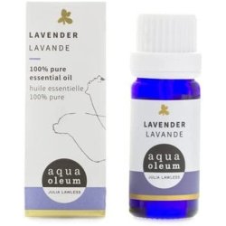 Aqua Oleum Organic Lavender Essential Oil 10ml Merchandiser