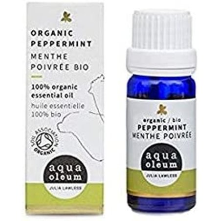 Aqua Oleum Peppermint Organic Essential Oil 10ml