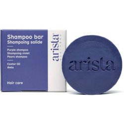 Arista Purple Shampoo Bar Sulfate Free Amla Fruit Powder Purple Toner Castor Oil Vegan Paraben Solid