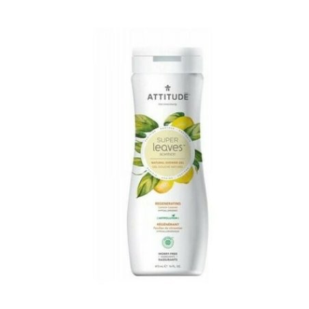 Attitude Super Leaves, Hypoallergenic Body Wash, Lemon Leaves, Fluid Ounce, 473