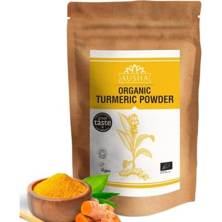 Ausha Organic Turmeric Powder 200g High Curcumin 56 Double Strength Tumeric Use In Cooking For Joint Pain Relief