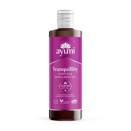 Ayumi Tranquillity Massage Body Oil Vegan Cruelty-Free Dermatologically-Tested 250ml
