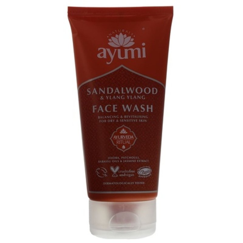Ayumi Sandalwood Ylang Ylang Dry Sensitive Skin Face Wash 150ml For Women