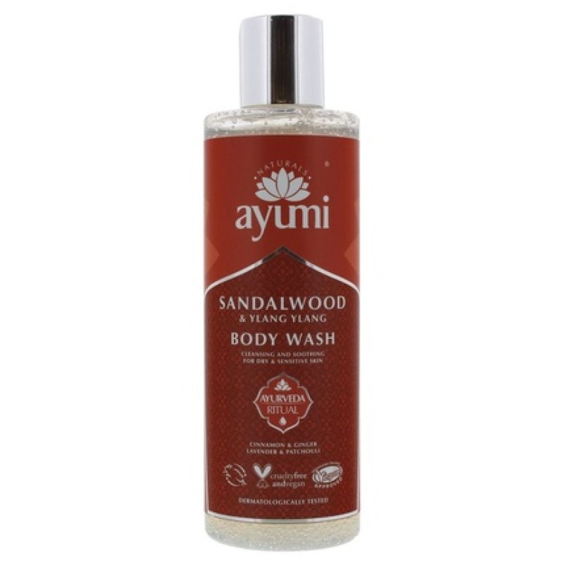 Ayumi Sandalwood Ylang Ylang Dry Sensitive Skin Body Wash 250ml